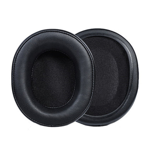 2 PCS Headset Protein Leather Earmuffs for Audio-Technica ATH-WS660BT, Black, Black+Red, Gray+Blue