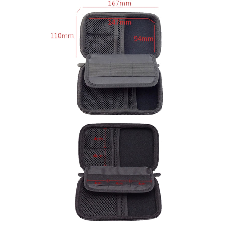 GHKJOK GH1310 EVA Mobile Power Supply Hard Disk Protective Case, Black, Red, Blue