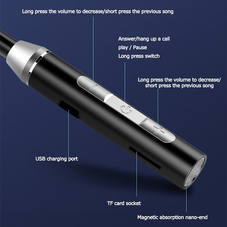 BT-63 Wireless Bluetooth Neck-mounted Magnetic Headphone