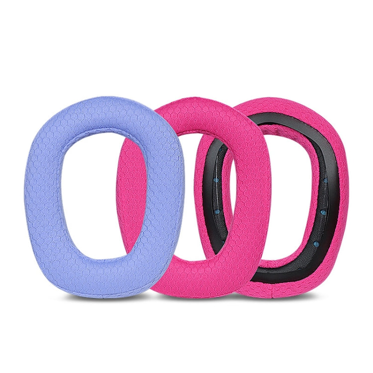 2pcs Sponge Earmuff Headrest Pad For Logitech G435, Blue Earmuffs, Rose Red Earmuffs, Black Headbeam, Purple Headbeam, Blue Headbeam