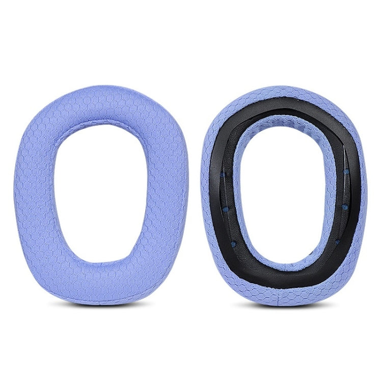 2pcs Sponge Earmuff Headrest Pad For Logitech G435, Blue Earmuffs, Rose Red Earmuffs, Black Headbeam, Purple Headbeam, Blue Headbeam
