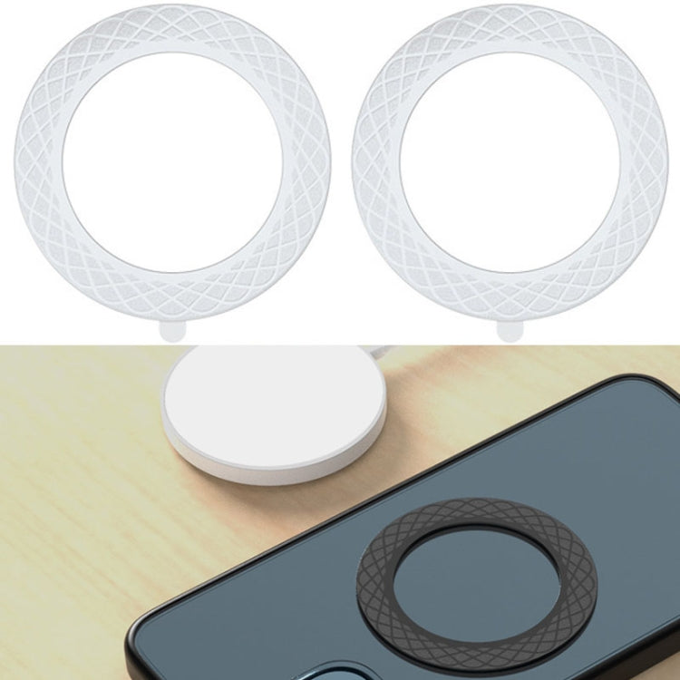 2 PCS T12 Stripe Pattern Magnetic Suction Wireless Charger Magnetic Sheet