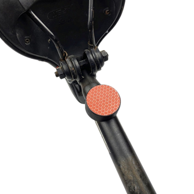 Mountain Bike Reflector Tail Light Anti-theft Tracking Locator Hidden Bracket For AirTag, Reflector Red, Reflector White