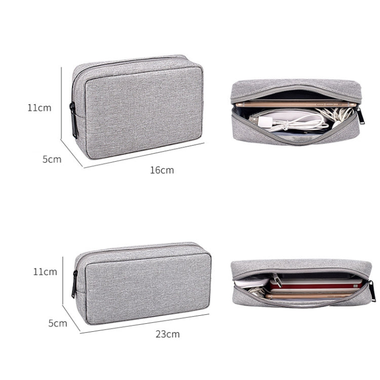 DY01 Digital Accessories Storage Bag, Spec:, Small (Maid Gray), Small (Beauty Pink), Small (Mysterious Black), Small (Sky Blue), Small (Navy Blue), Small (Dark Gray), Large (Maid Gray), Large (Beauty Pink), Large (Mysterious Black), Large (Navy Blue)...