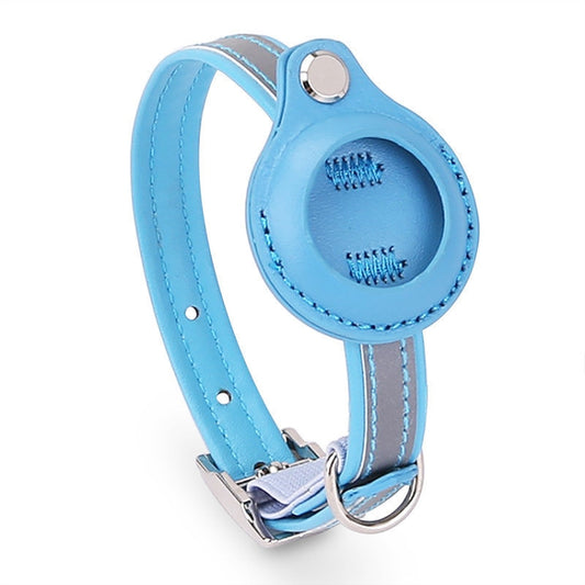 For Airtag Tracker Protective Cover Pet PU Collar, XS, M, S