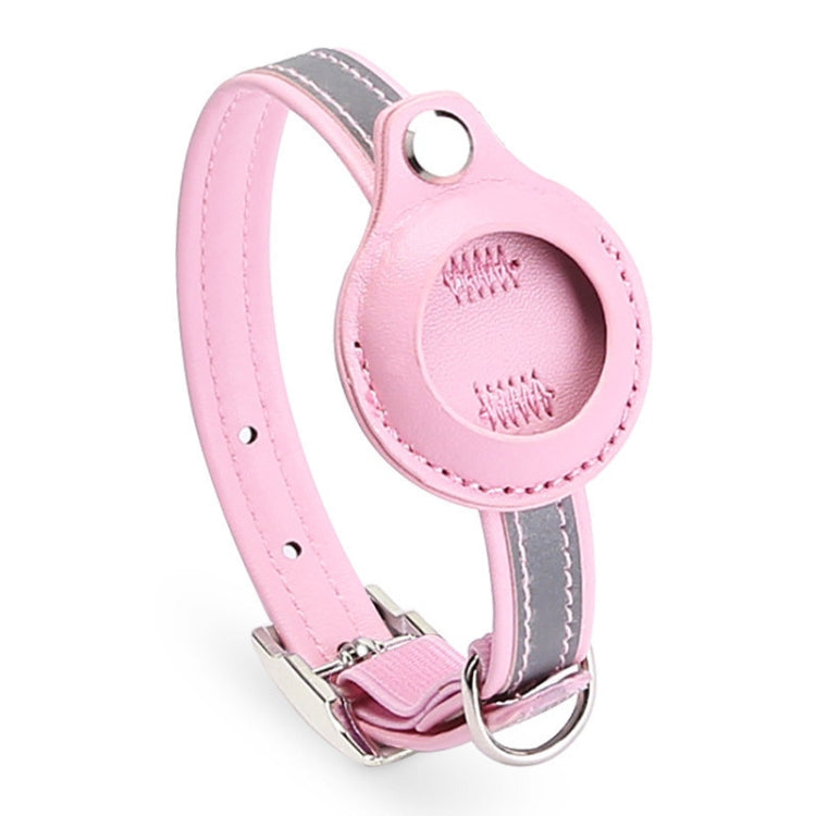 For Airtag Tracker Protective Cover Pet PU Collar, XS, M, S