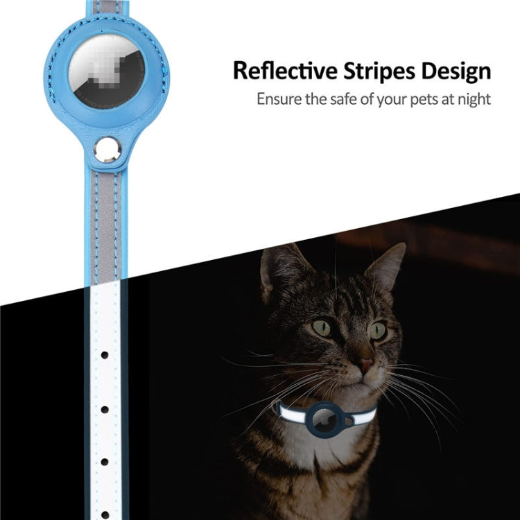 For Airtag Tracker Protective Cover Pet PU Collar, XS, M, S