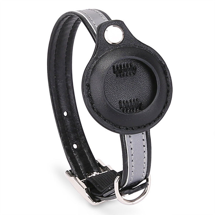 For Airtag Tracker Protective Cover Pet PU Collar, XS, M, S