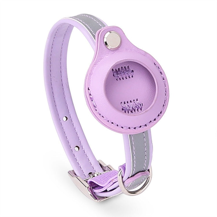 For Airtag Tracker Protective Cover Pet PU Collar, XS, M, S