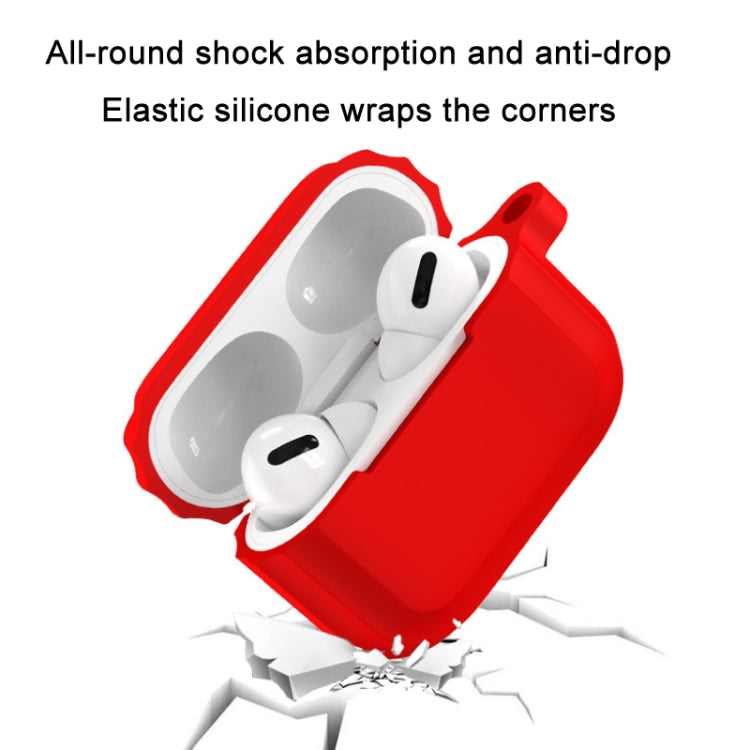 Bluetooth Earphone Soft Silicone Case, For AirPods Pro (Rose Red), For AirPods Pro (Sapphire), For AirPods Pro (Wine Red), For AirPods Pro (Yellow), For AirPods Pro (White), For AirPods Pro (Black), For AirPods Pro (Pink), For AirPods Pro (Mint Green)...