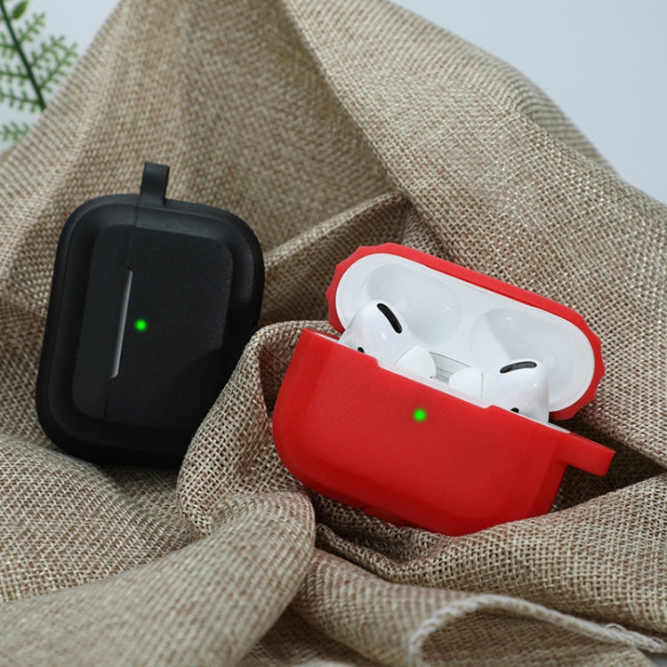 Bluetooth Earphone Soft Silicone Case, For AirPods Pro (Rose Red), For AirPods Pro (Sapphire), For AirPods Pro (Wine Red), For AirPods Pro (Yellow), For AirPods Pro (White), For AirPods Pro (Black), For AirPods Pro (Pink), For AirPods Pro (Mint Green)...