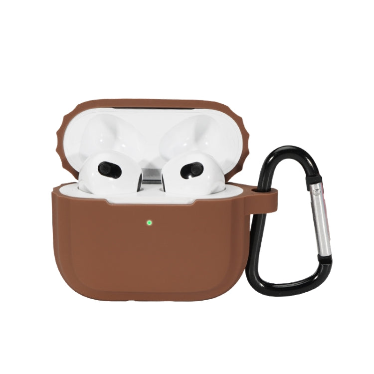 Bluetooth Earphone Soft Silicone Case, For AirPods 3 (Pink), For AirPods 3 (Rose Red), For AirPods 3 (Brown), For AirPods 3 (Milk Tea Color), For AirPods 3 (Klein Blue)