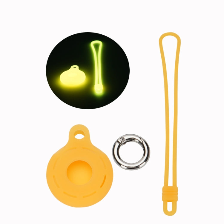 For Airtag Tracking Anti-Lost Locator Silicone Case, Mint Green, Pink, Black, Red, Yellow, Orange, Coffee, Dark Green, Denim Blue, Coral Color, Lime White, Transparent, Noon Blue, Luminous White, Luminous Orange, Luminous Pink, Luminous Yellow...