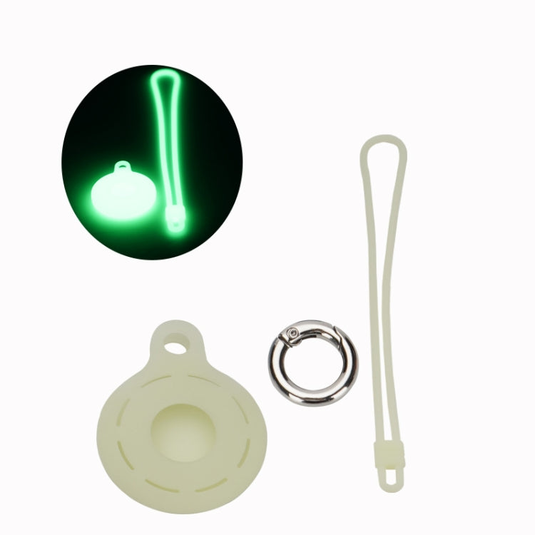 For Airtag Tracking Anti-Lost Locator Silicone Case, Mint Green, Pink, Black, Red, Yellow, Orange, Coffee, Dark Green, Denim Blue, Coral Color, Lime White, Transparent, Noon Blue, Luminous White, Luminous Orange, Luminous Pink, Luminous Yellow...