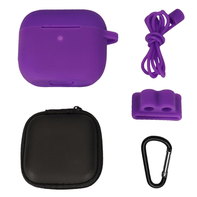 Bluetooth Earphone Silicone Cover Set For AirPods 3, 5 PCS/Set White, 5 PCS/Set Mint Green, 5 PCS/Set Grass Green, 5 PCS/Set Pink, 5 PCS/Set Black, 5 PCS/Set Red, 5 PCS/Set Yellow, 5 PCS/Set Gray, 5 PCS/Set Wine Red, 5 PCS/Set Light Purple...