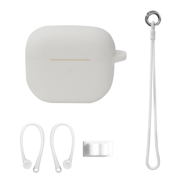 Bluetooth Earphone Silicone Cover Set For AirPods 3, Hand Rope Set White, Hand Rope Set Mint Green, Hand Rope Set Grass Green, Hand Rope Set Pink, Hand Rope Set Black, Hand Rope Set Red, Hand Rope Set Yellow, Hand Rope Set Gray, Hand Rope Set Wine Red...