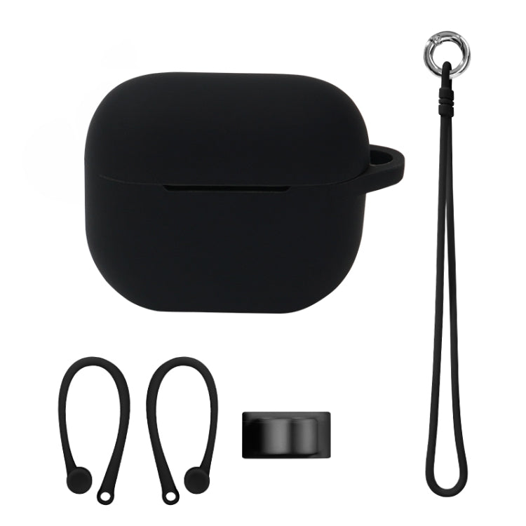 Bluetooth Earphone Silicone Cover Set For AirPods 3, Hand Rope Set White, Hand Rope Set Mint Green, Hand Rope Set Grass Green, Hand Rope Set Pink, Hand Rope Set Black, Hand Rope Set Red, Hand Rope Set Yellow, Hand Rope Set Gray, Hand Rope Set Wine Red...