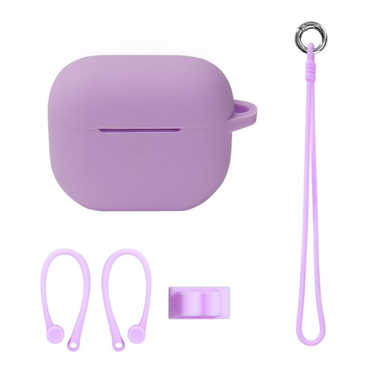 Bluetooth Earphone Silicone Cover Set For AirPods 3, Hand Rope Set White, Hand Rope Set Mint Green, Hand Rope Set Grass Green, Hand Rope Set Pink, Hand Rope Set Black, Hand Rope Set Red, Hand Rope Set Yellow, Hand Rope Set Gray, Hand Rope Set Wine Red...