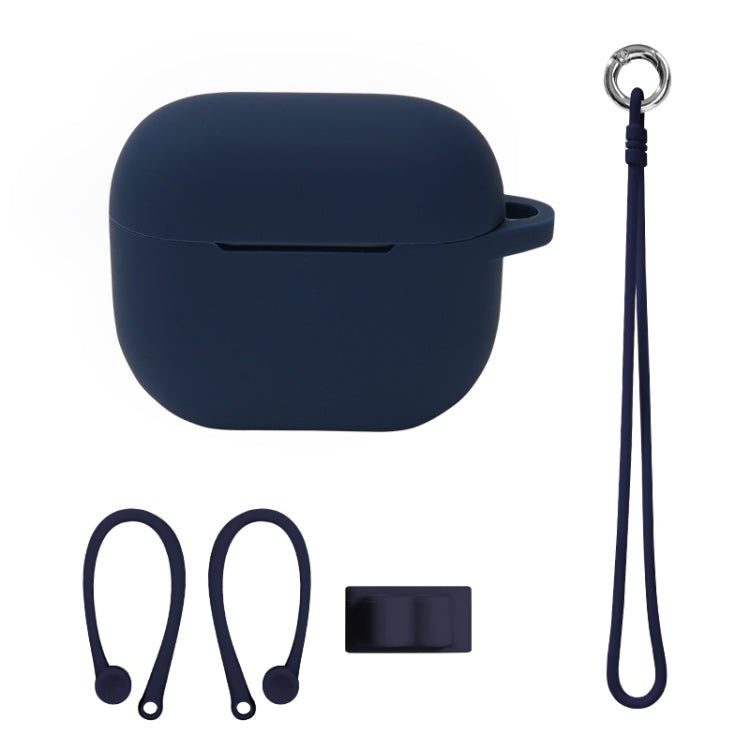 Bluetooth Earphone Silicone Cover Set For AirPods 3, Hand Rope Set White, Hand Rope Set Mint Green, Hand Rope Set Grass Green, Hand Rope Set Pink, Hand Rope Set Black, Hand Rope Set Red, Hand Rope Set Yellow, Hand Rope Set Gray, Hand Rope Set Wine Red...