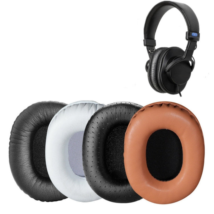 2 PCS Headset Sponge Earmuffs For SONY MDR-7506 / V6 / 900ST, Gray Stitching, Black Stitching, White Stitching, Brown Stitching, Black Net, Net Stitching, Black White Net, Black Blue Net, Black Green Net, Black Lambskin, Brown Lambskin, Black Bright...