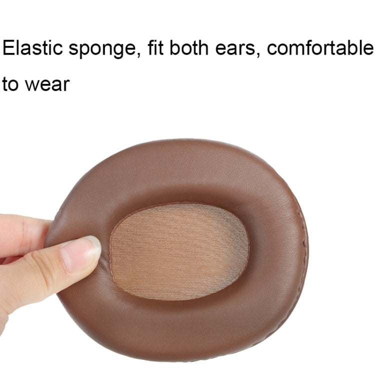 2 PCS Headset Sponge Earmuffs For SONY MDR-7506 / V6 / 900ST, Gray Stitching, Black Stitching, White Stitching, Brown Stitching, Black Net, Net Stitching, Black White Net, Black Blue Net, Black Green Net, Black Lambskin, Brown Lambskin, Black Bright...
