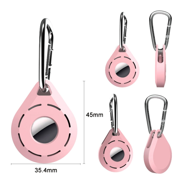 Location Tracker Anti-Lost Silicone Protective Cover For AirTag, Lime White, Mint Green, Orange, Black, Red, Yellow, Denim Blue, Wine Red, Ink Green, Noon Blue, Pink, Coral Color, Transparent, Luminous Green, Luminous Blue+Buckle, Luminous White...