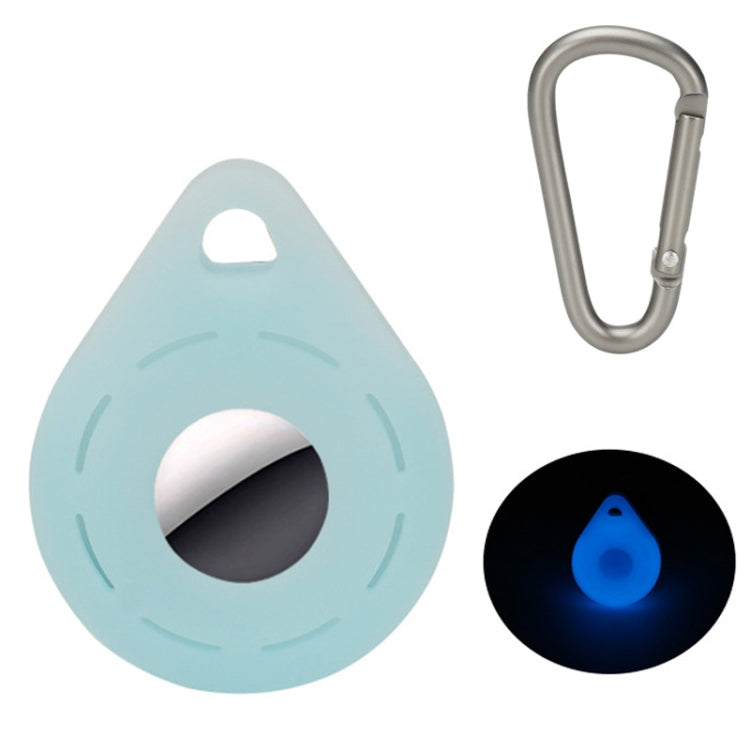 Location Tracker Anti-Lost Silicone Protective Cover For AirTag, Lime White, Mint Green, Orange, Black, Red, Yellow, Denim Blue, Wine Red, Ink Green, Noon Blue, Pink, Coral Color, Transparent, Luminous Green, Luminous Blue+Buckle, Luminous White...