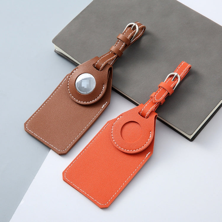 PU Anti-Lost Luggage Tag Tracker Cover for AirTag