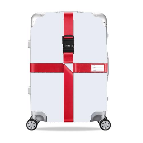Adjustable Luggage Strap with Combination Lock – Heavy-Duty Suitcase Belt