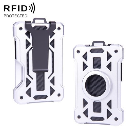 For AirTag Tracker Card Holder Metal Anti-Theft RFID Wallet, ak-4 B Silver, ak-4 B Blue, ak-4 B Gray, ak-4 A Black, ak-4 A Blue, ak-4 A Silver, ak-4 A Gray, ak-4 B Black