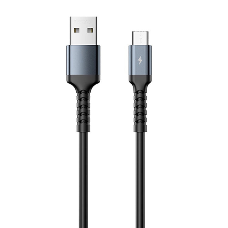 REMAX RC-C008 2.4A TPE Soft Anti-breakage Data Cable,Length 1m