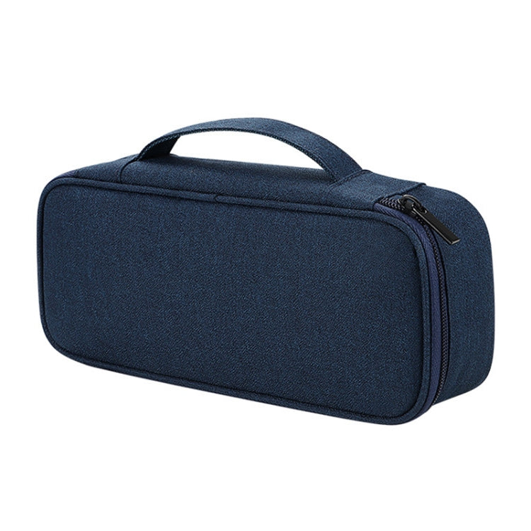 SM13 Multifunctional Digital Accessories Waterproof and Shock-absorbing Storage Bag, 25x6.5x12cm(Navy Blue), 25x6.5x12cm(Pink), 25x6.5x12cm(Black), 25x6.5x12cm(Gray), 25x6.5x12cm(Dark Gray)