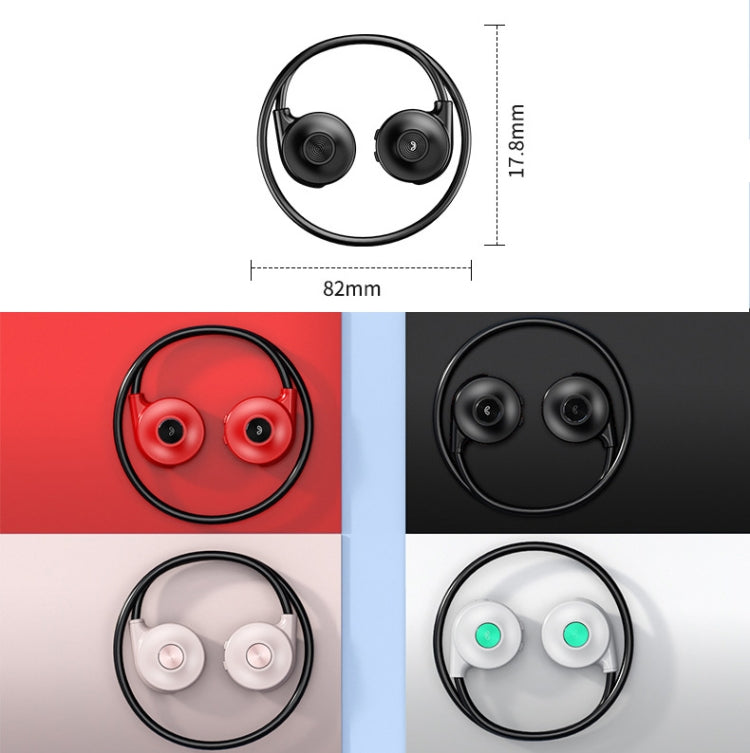 M1S Bone Conduction Stereo Vibrator Speaker Bluetooth Earphones, M1S Green, M1S Black, M1S Pink, M1S Red