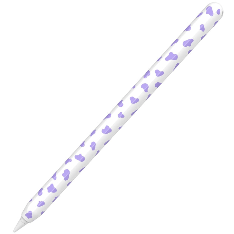For Apple Pencil 2 AhaStyle PT65CW Silicone Pen Case Milk Cow Patterned Stylus Case