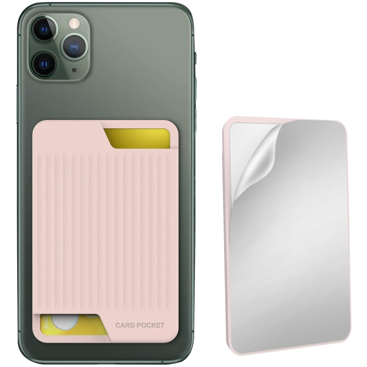 AhaStyle PT169 Mobile Phone Silicone Back Card Case Bus Card Bank Card Convenient Organizer, PT169 (Purple), PT169 (Pink), PT169 (Black), PT169 (Green)