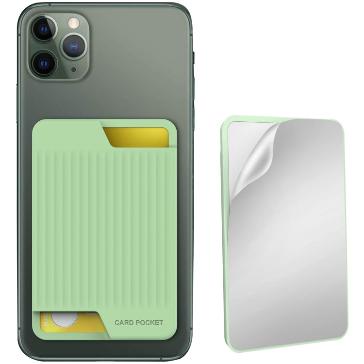 AhaStyle PT169 Mobile Phone Silicone Back Card Case Bus Card Bank Card Convenient Organizer, PT169 (Purple), PT169 (Pink), PT169 (Black), PT169 (Green)