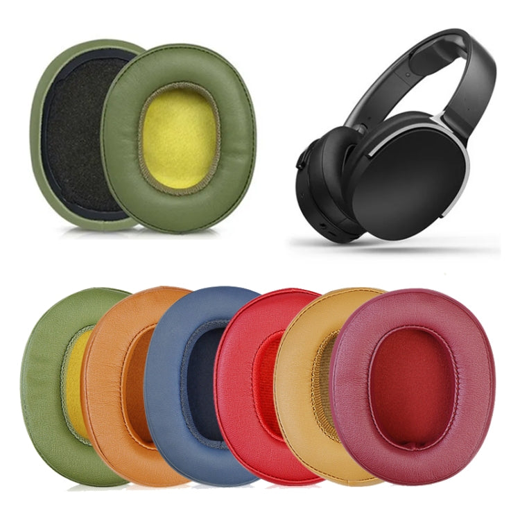 For Skullcandy Crusher 3.0 Wireless Hesh 3 ANC Venue EVO Headphone 2pcs Ear Pads, Ear Pads(Army Green), Ear Pads(Brown), Ear Pads(Beige Yellow Bottom), Ear Pads(Black Gel Model)