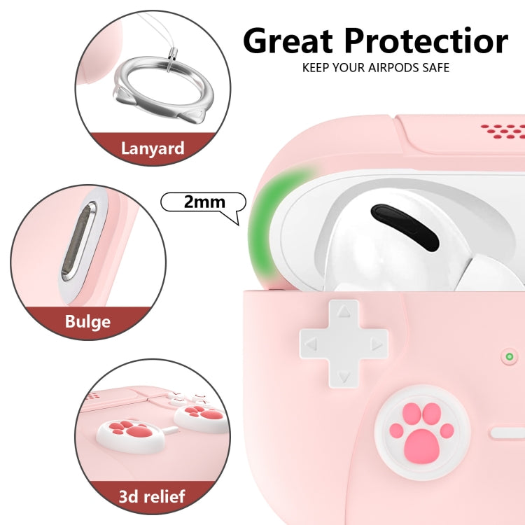 Earphone Silicone Protective Case Cat Claw Cover, For AirPods Pro 2
