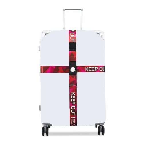 Elastic Luggage Cross Strap with TSA Lock – Colorful Travel Suitcase Belt