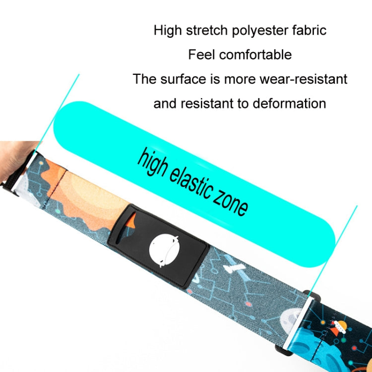 Elastic Luggage Cross Strap with TSA Lock – Colorful Travel Suitcase Belt