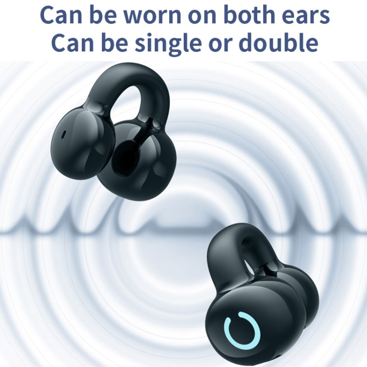 Single Ear Stereo Ear Clamp Type Bone Conduction Bluetooth Earphone, YX09 (Black), YX09 (White), YX09 (Pink), YX09 (Skin Color)