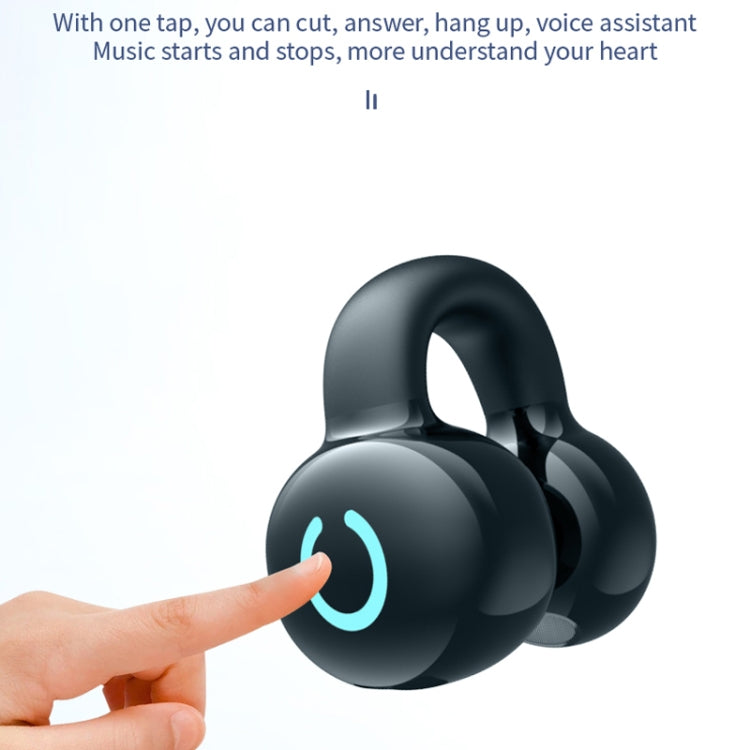 Single Ear Stereo Ear Clamp Type Bone Conduction Bluetooth Earphone, YX09 (Black), YX09 (White), YX09 (Pink), YX09 (Skin Color)