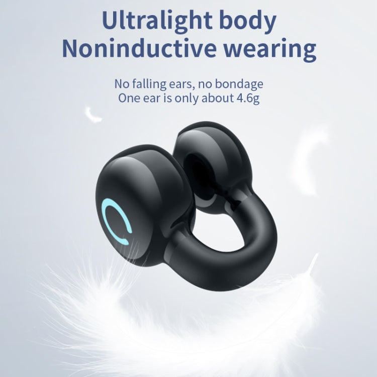 Single Ear Stereo Ear Clamp Type Bone Conduction Bluetooth Earphone, YX09 (Black), YX09 (White), YX09 (Pink), YX09 (Skin Color)