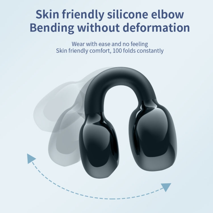 Single Ear Stereo Ear Clamp Type Bone Conduction Bluetooth Earphone, YX09 (Black), YX09 (White), YX09 (Pink), YX09 (Skin Color)