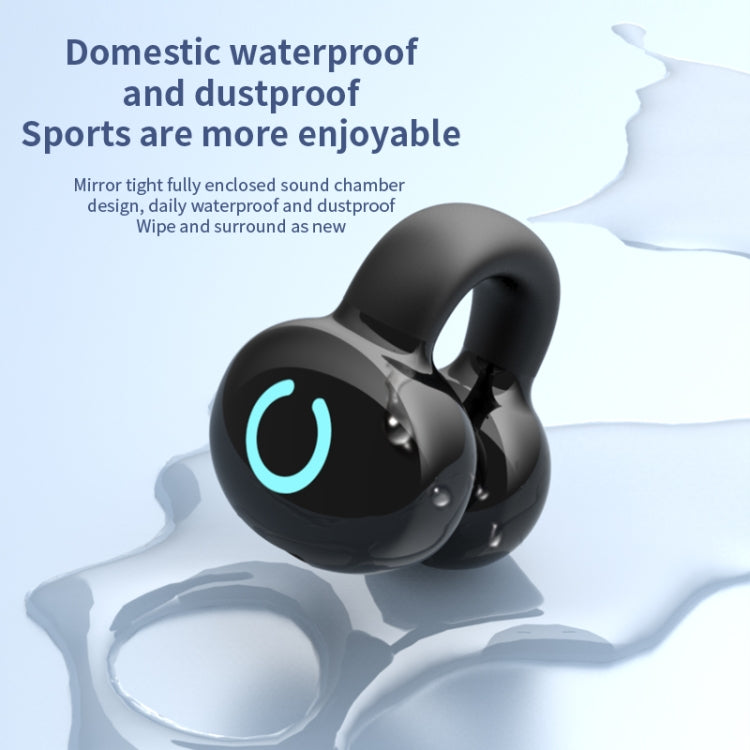 Single Ear Stereo Ear Clamp Type Bone Conduction Bluetooth Earphone, YX09 (Black), YX09 (White), YX09 (Pink), YX09 (Skin Color)