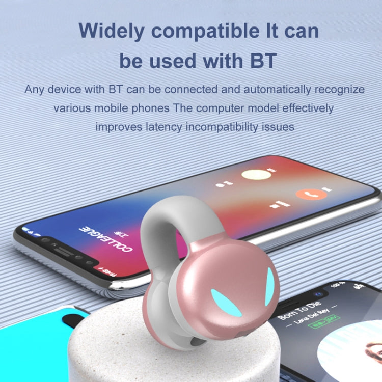Clip Ear Stereo External Sound Without Hurting Ear Business Sports Model Bluetooth Earphones, YX03 (Pink), YX03 (Grey), YX03 (Black), YX03 (White)