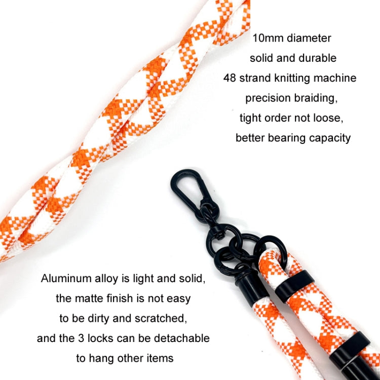 10mm Thick Rope Mobile Phone Anti-Lost Adjustable Lanyard Spacer