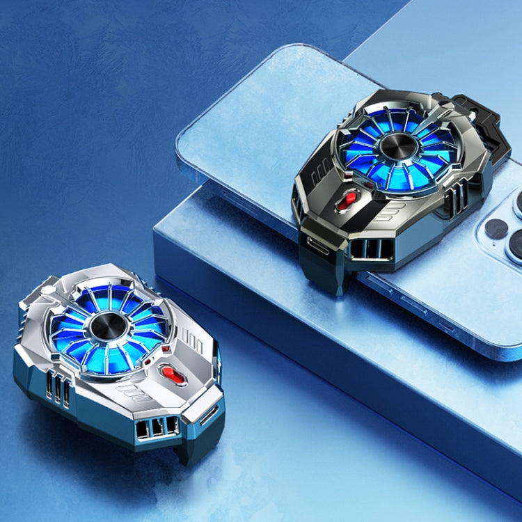 X20 Semiconductor Mobile Phone Radiator LED Light Mini Phone Cooling Fan, X20 Electroplated Mineral-color, X20 Electroplated Silver, X20 Frosted Black, X20 Frosted White