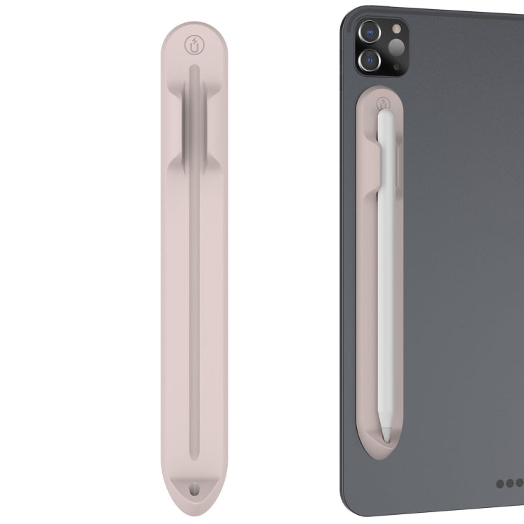 AhaStyle PT112 For Apple Pencil 1 / 2 Handwritten Pen Silicone Storage Groove Magnetic Silicone Pen Holder, PT112