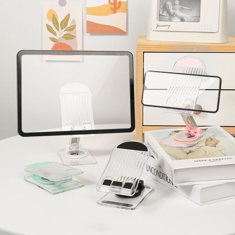 KF-Z12 Acrylic Foldable Desktop Phone Holder Colorful Lazy Tablet Stand, KF-Z12 (White), KF-Z12 (Black), KF-Z12 (Pink), KF-Z12 (Green)
